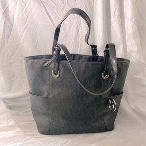 Used Michael Kors black Logo Tote